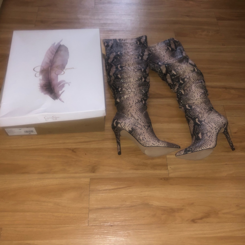 Jessica Simpson Snakeskin Boots